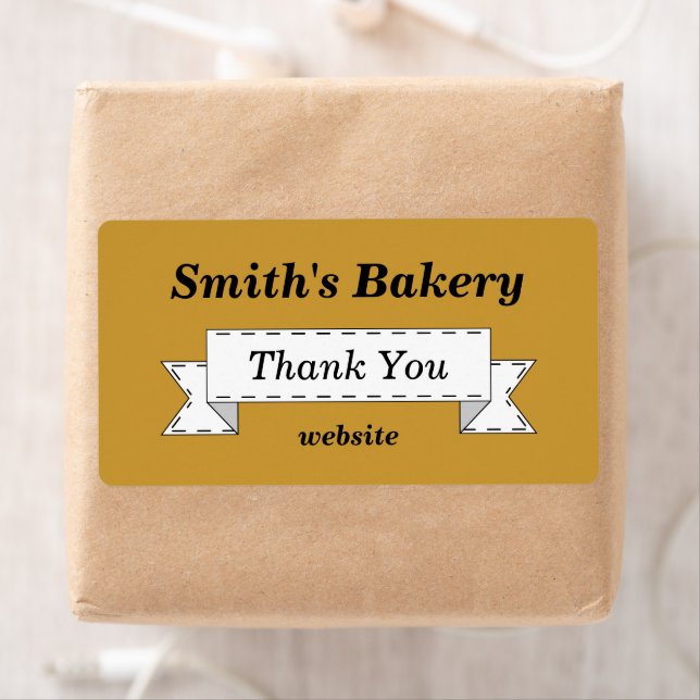 Custom Classic Thank You Business Labels (Insitu)