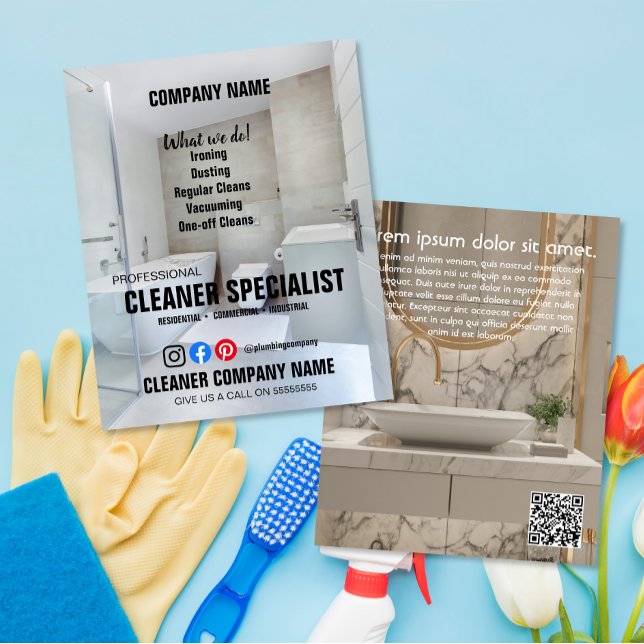 Custom Cleaning Flyer – Business Mail Drop (Creator Uploaded)