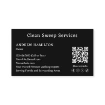 Custom Cleaning Service Simple Modern Job Template
