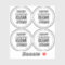 Custom Clear Round Vinyl Label Stickers