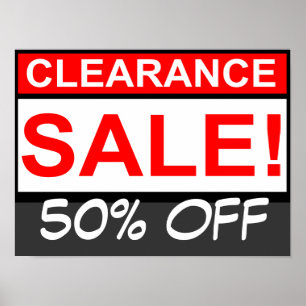 Custom clearance sale Poster