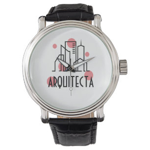 Custom clock architecture watch