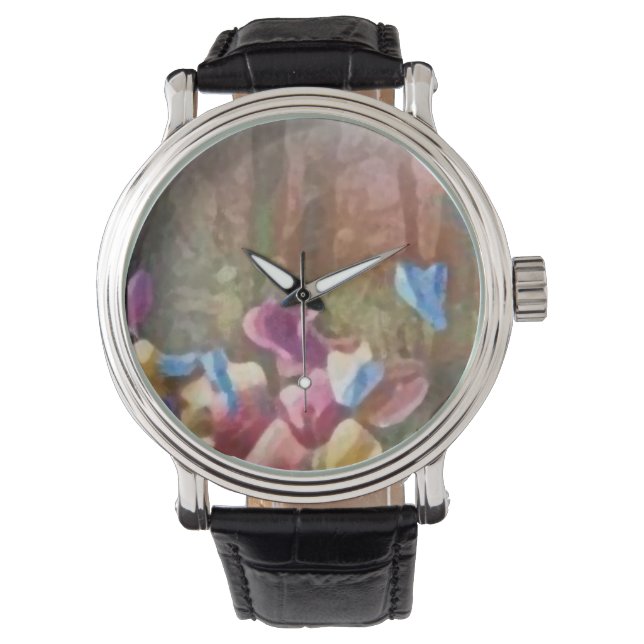 Custom clock flower watch (Front)