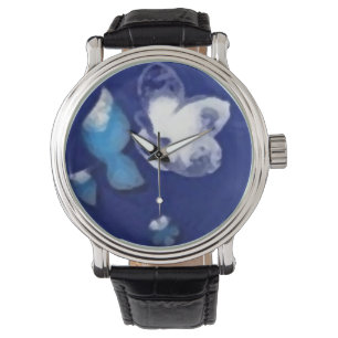 Custom clock flower watch