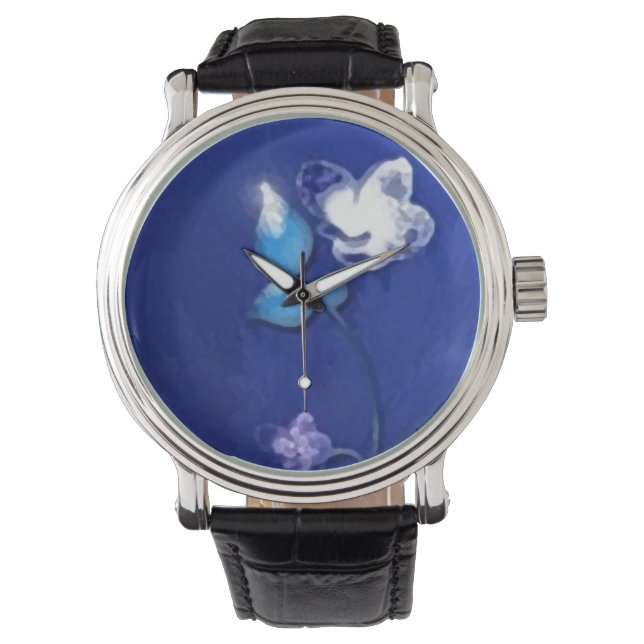 Custom clock flower watch (Front)