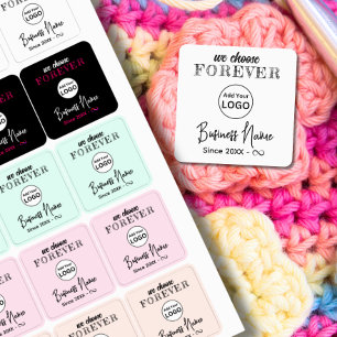 Custom Clothing label Sewing or Crochet with logo