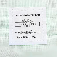 Custom Clothing label Sewing or Crochet with logo