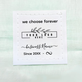 Custom Clothing label Sewing or Crochet with logo Grosgrain Ribbon