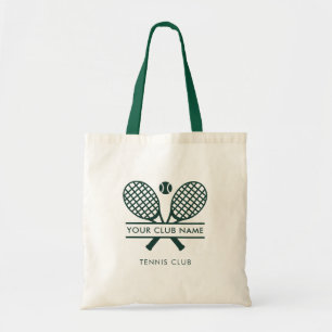 Custom Club Name Lawn Tennis Team Swag Tote Bag