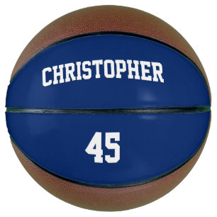 Custom Club Team Player Name Number Monogrammed Basketball
