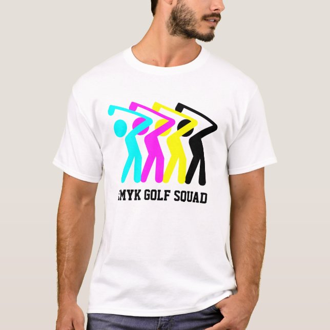 Custom CMYK GOLF  T-Shirt (Front)