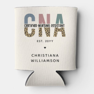 Custom CNA Certified Nursing Assistant Gifts Can Cooler