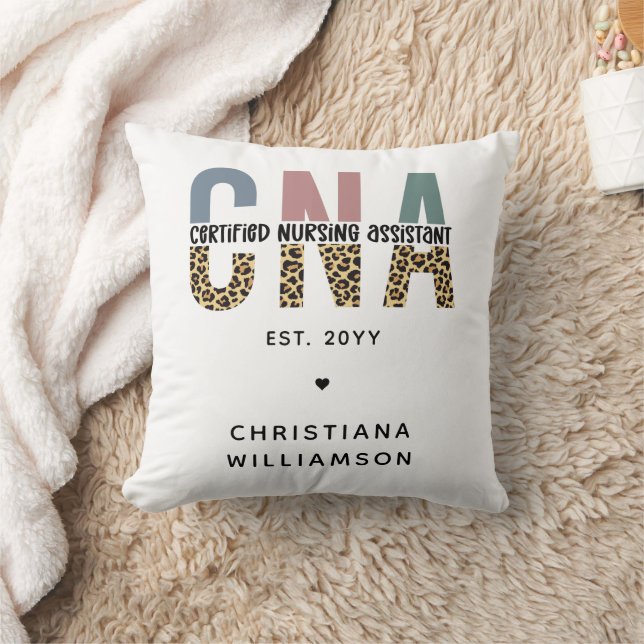Custom CNA Certified Nursing Assistant Gifts Cushion (Blanket)