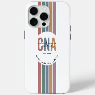 Custom CNA Retro Certified Nursing Assistant Gifts iPhone 15 Pro Max Case