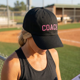 Custom Coach Gift Embroidered Hat