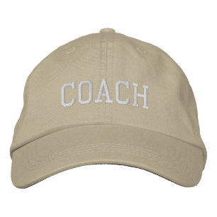 Custom Coach Gift Embroidered Hat
