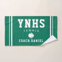 Custom Coach Towel – Personalised Tennis Team Gift
