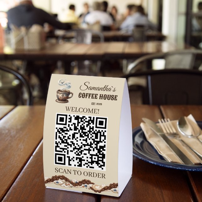 Custom Coastal Cafe Branding  (Insitu(Restaurant))