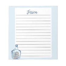 Custom Coastal Notepad – Personalised 