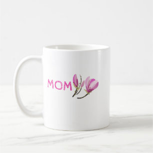 Custom Coffee Birth Flower Mug Personalised Fami