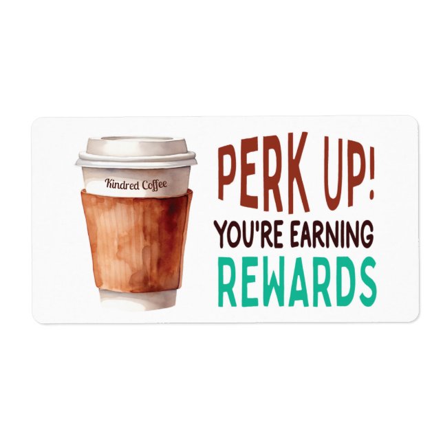 Custom Coffee Cafe Loyalty (Front)