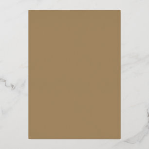 Custom Coffee Foil Invitation Card