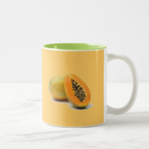 custom coffee mug  PAPAYA