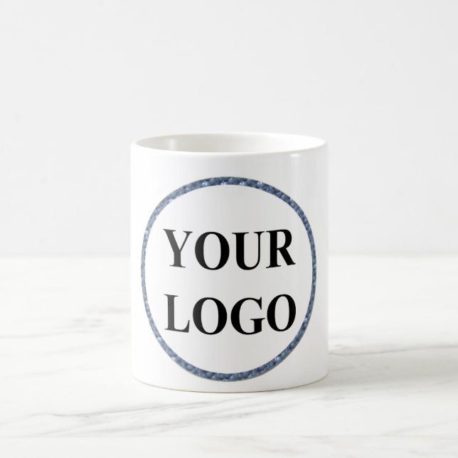 Custom Coffee Mug Personalised Cup Add Logo Photo (Center)