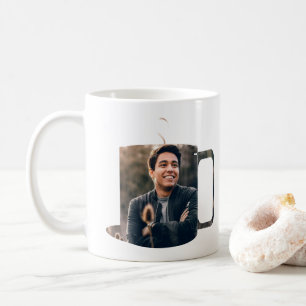 Custom coffee mug photo fun for coffee lover