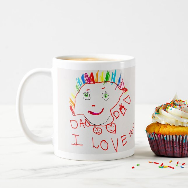 Custom Coffee Mug With Your Child's Art (Creator Uploaded)