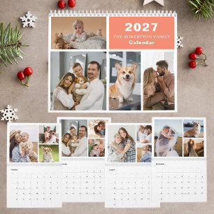 Custom Collage Modern Family - 40 Photo 2027 Calendar