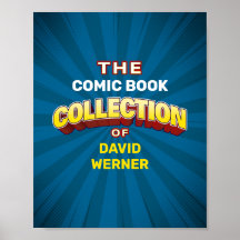 Custom Collector's Sign or Poster