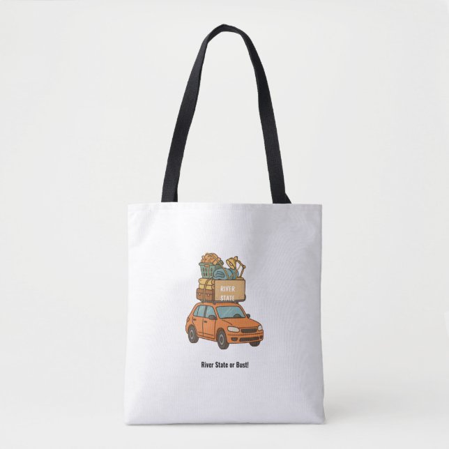 Custom College Bound Move‑In Day Tote Bag (Front)