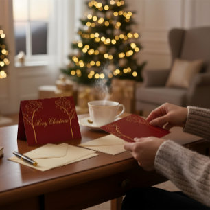 Custom Color Christmas Card