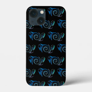 Custom Color Dragon Pattern iPhone 13 Mini Case