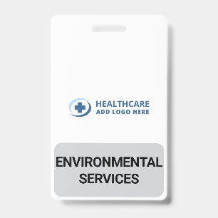 Custom Color EVS Environmental Services Companion ID Badge