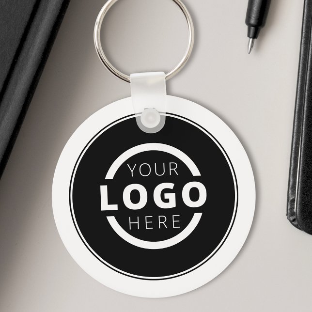 Custom Color Promotional Business Logo Branded Key Ring (Creator Uploaded)