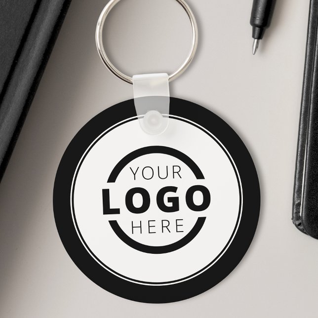 Custom Color Promotional Business Logo Branded Key Ring (Creator Uploaded)
