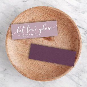 Custom Color Relax Script Wedding Let Love Glow