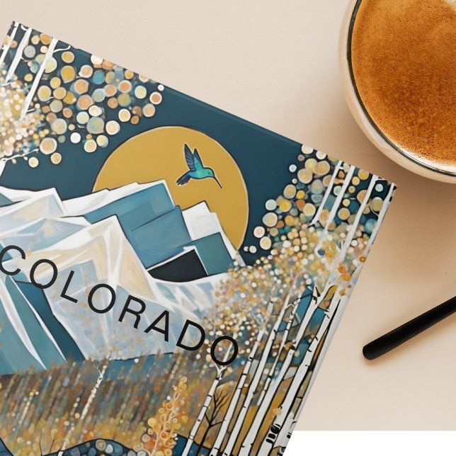 Custom Colorado Mountain Hummingbird  Ceramic Tile (Creator Uploaded)