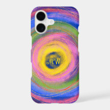 Custom Colorful vibrant Mandala Circles 