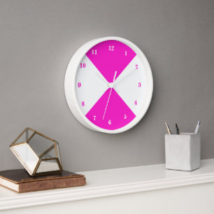 Custom Colors and Numbers Font Your Clock Pink