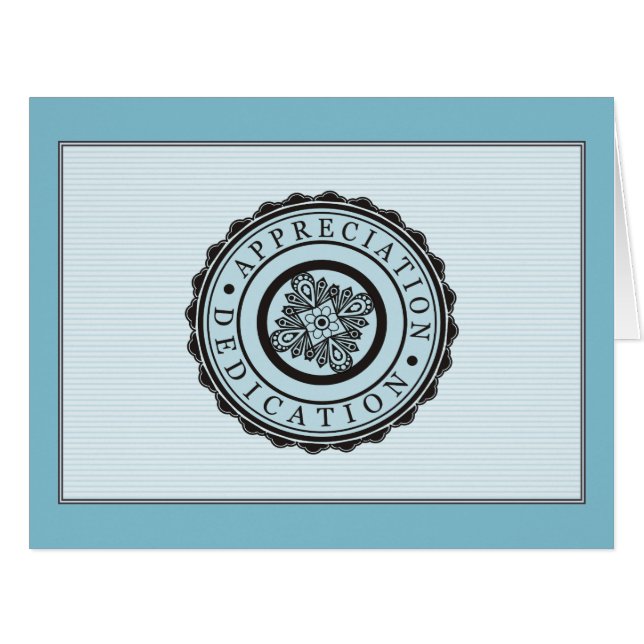 Custom colour 5 year employment service award (Front Horizontal)