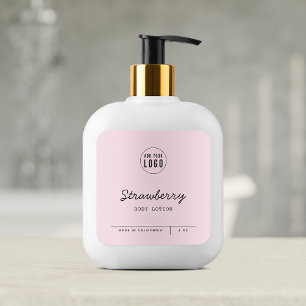 Custom Colour Add Logo Script Lines Product Label