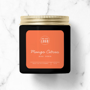 Custom Colour Add Logo Script Lines Product Label