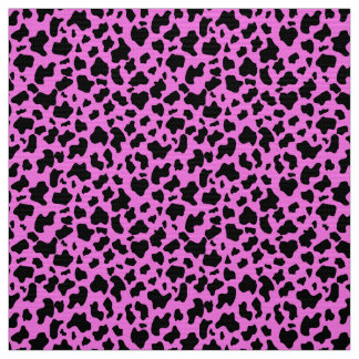 Custom colour animal print [pink] fabric