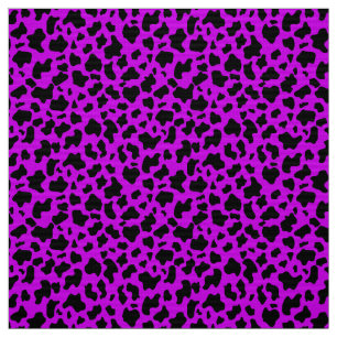 Custom colour animal print [purple] fabric