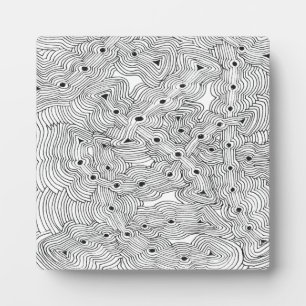 Custom Colour Ant Farm Original Abstract Design Plaque