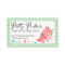 Custom colour bird seamstress sewing notions label