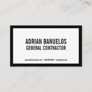 Custom Colour Border Business Card